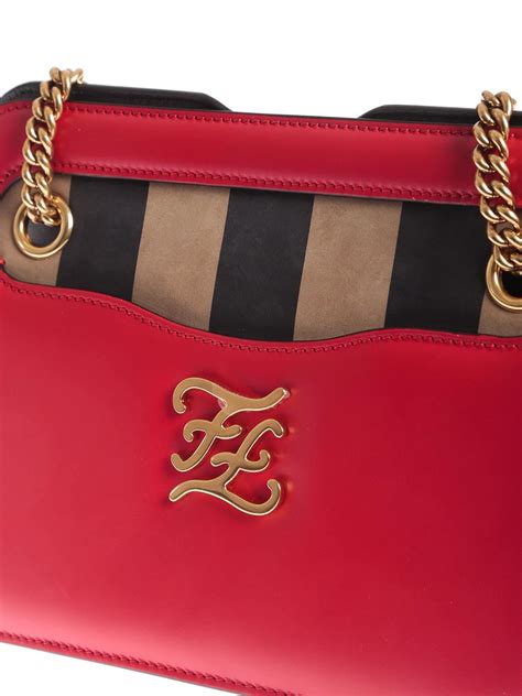 FENDI Karligraphy Pocket Shoulder Bag 